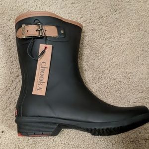 Chooka  Women's Mid-Height memory Foam rain boot